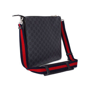 Gucci Supreme Messenger Bag Shoulder Brown GG Crossbody